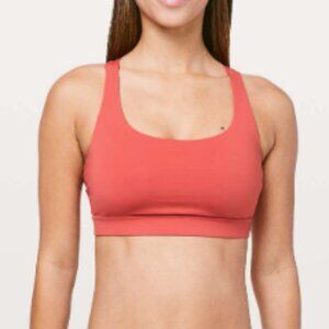 Orange Lulu Energy Bra